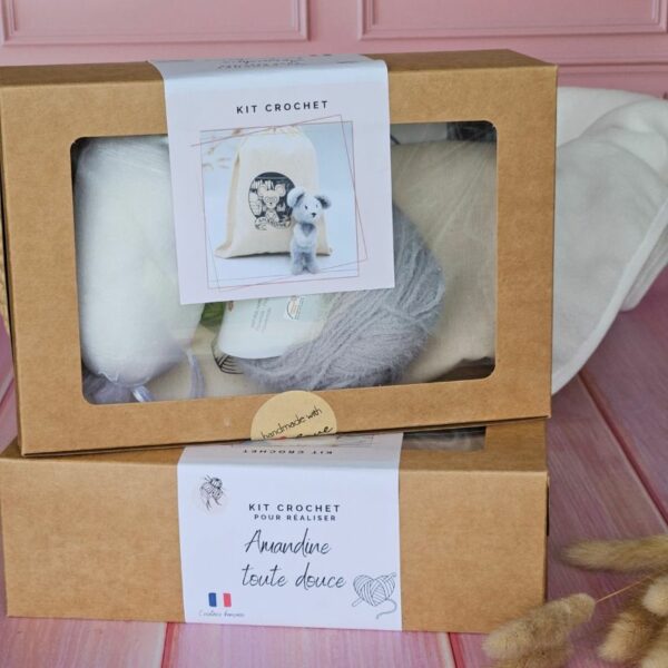 kit souris douce au crochet