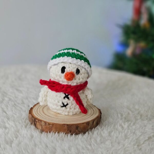 Bonhomme de neige vert
