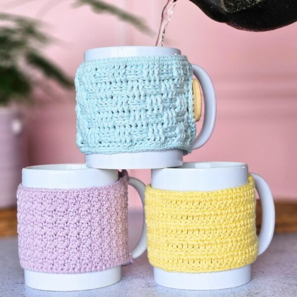 pulls de mug au crochet