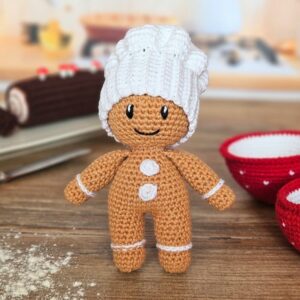 tutoriel crochet pour un bonhomme en pain d'épice