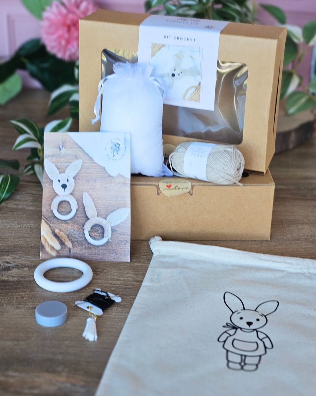 Hochet Ernest au crochet - Kit complet – Image 3