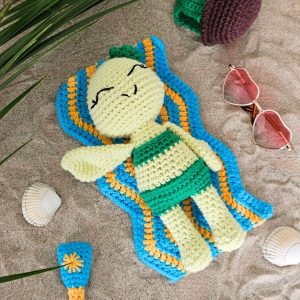 Mélina la tortue au crochet - Kit complet