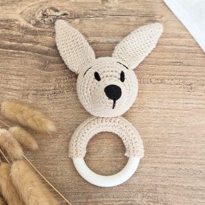 Hochet Ernest au crochet - Kit complet