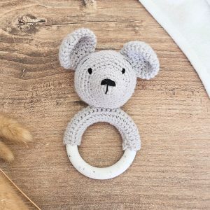 Hochet Amandine au crochet - Kit complet