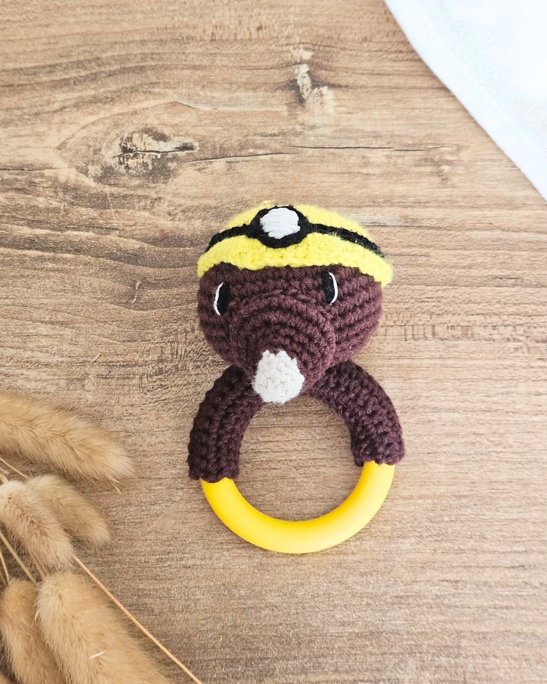 Hochet Tonio au crochet - Kit complet