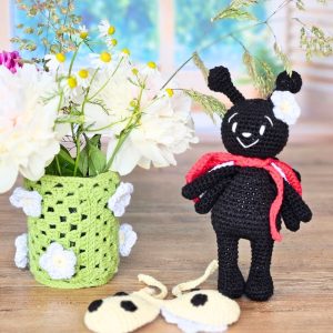 Abigaëlle la coccinelle au crochet - Kit complet