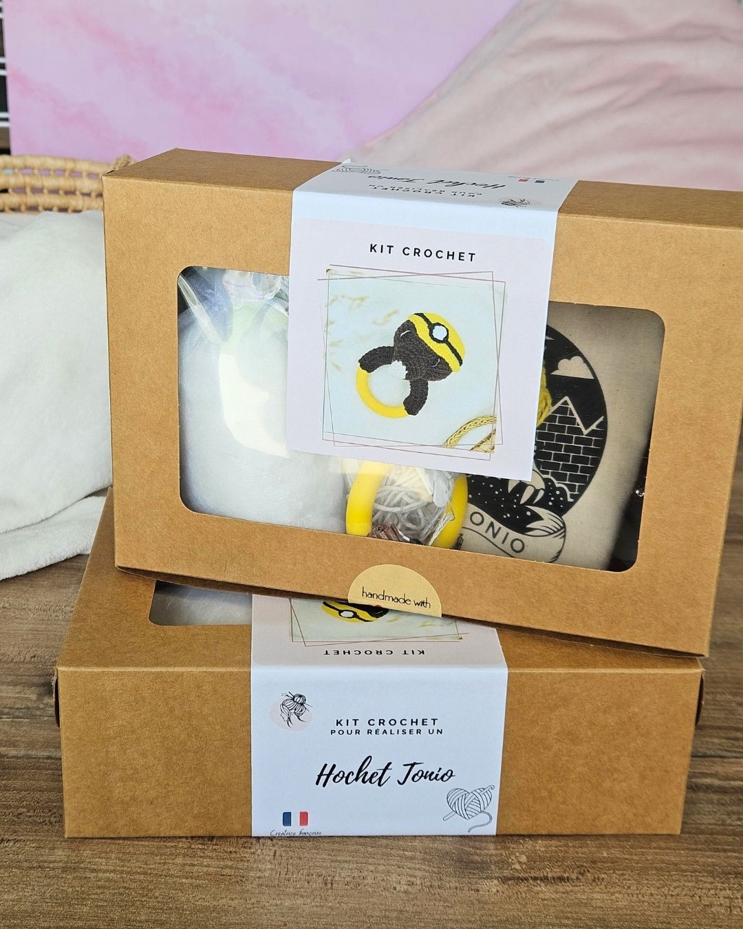 Hochet Tonio au crochet - Kit complet – Image 2