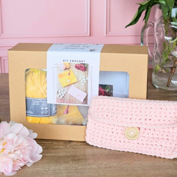 Kit Crochet Débutant – Créez Votre Première Pochette Facilement 2