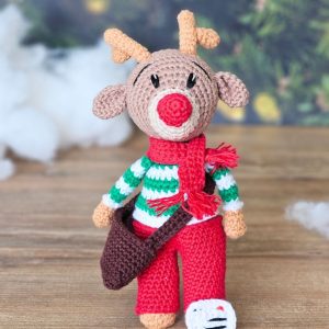 Eddy le facteur du père noël au crochet - Kit complet