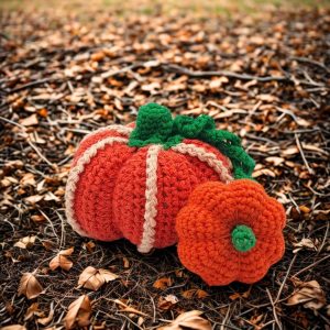 Le duo de citrouilles - Patron crochet