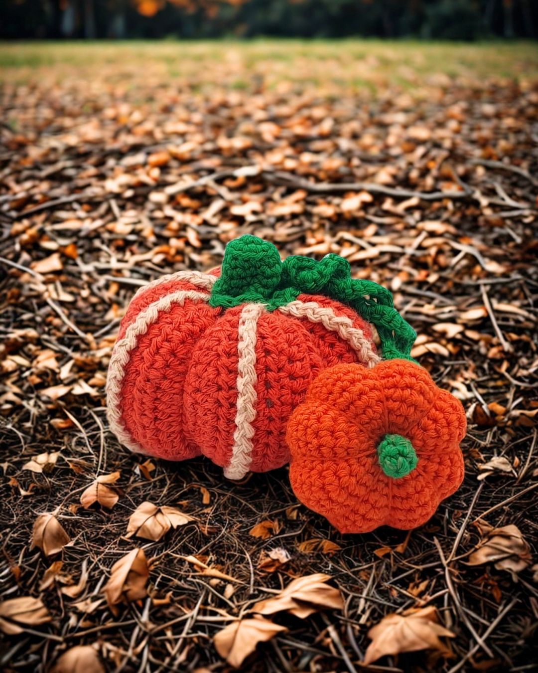 Le duo de citrouilles - Patron crochet